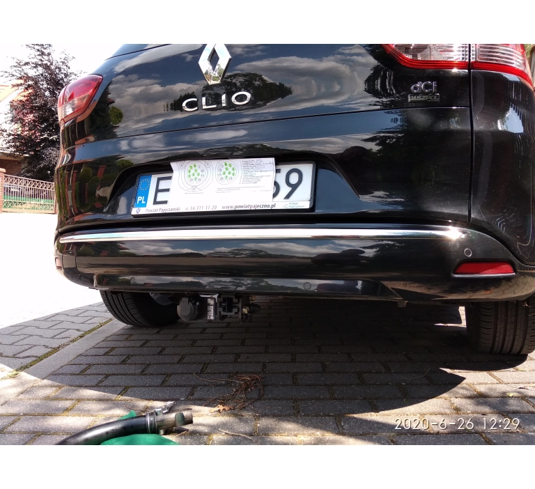 Hak holowniczy RENAULT CLIO IV GRANDTOUR Kombi 2013-2016